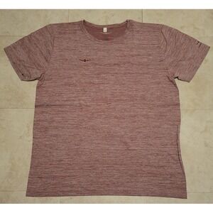 Kaikkialla Mens Tight Base Layer‎ Crew Neck Shirt Red Size XL Compression